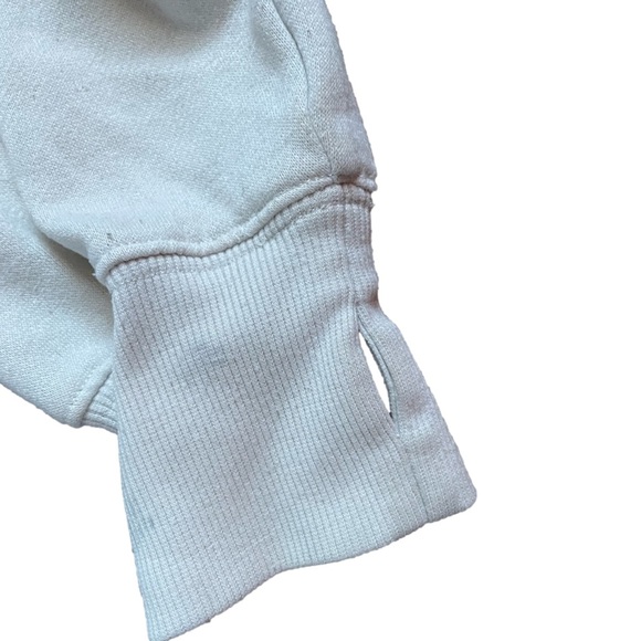 Streetwear Society Active oversized white zip-up sweater, size s - Picture 2 of 4